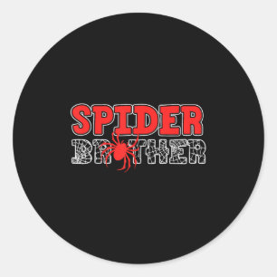 Sder Brother Kid Sdey Birthday Matching Family Chr Classic Round Sticker