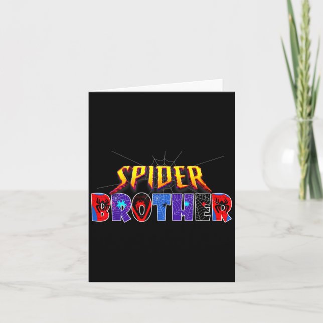 Sder Brother Shirt Birthday Family Funny Halloween Card (Front)
