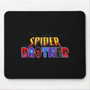 Sder Brother Shirt Birthday Family Funny Halloween Mouse Mat