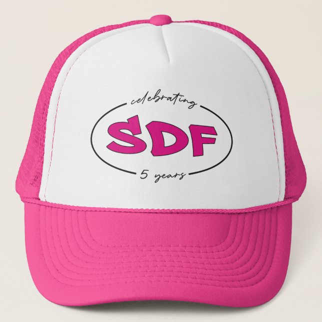 SDF 5 Year Anniversary Trucker Hat! Trucker Hat (Front)