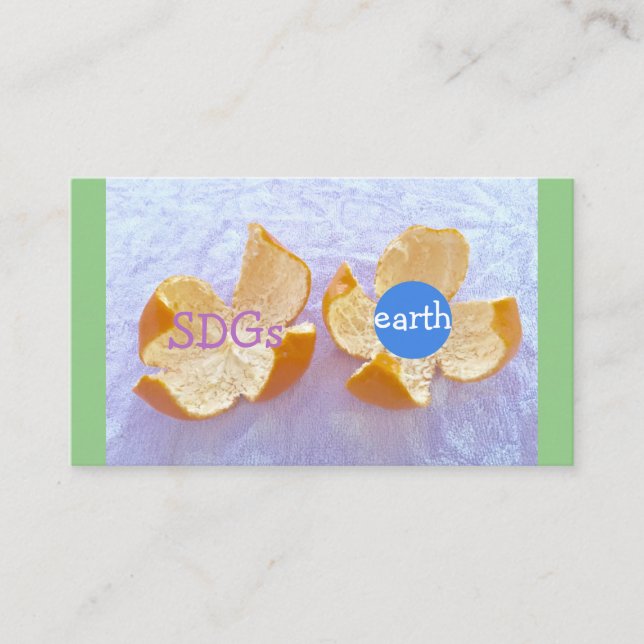 SDGs Business Card (Front)