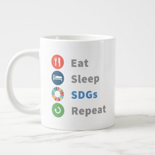 SDGs - UN Goals 2030 Large Coffee Mug