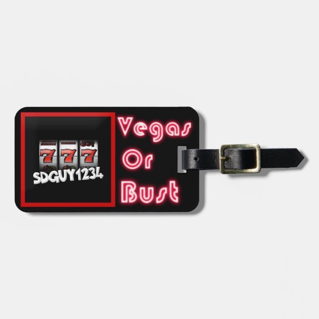 SDGuy Luggage Tag (Front Horizontal)
