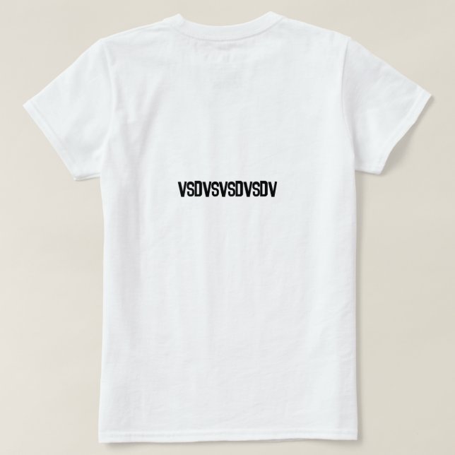 sdvsvd T-Shirt (Design Back)