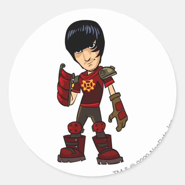 Se�orMalo Moltara Staff Player Classic Round Sticker (Front)