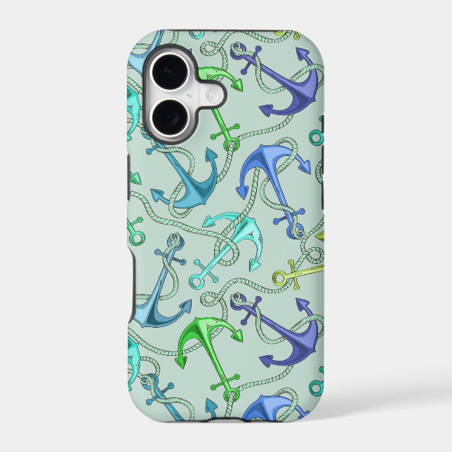 Sea Anchors And Rope Pattern (Back)