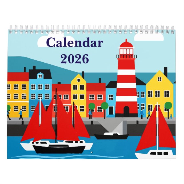 Sea and beach calendar (Cover)