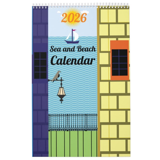 Sea and Beach Calendar  (Cover)