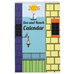 Sea and Beach Calendar
