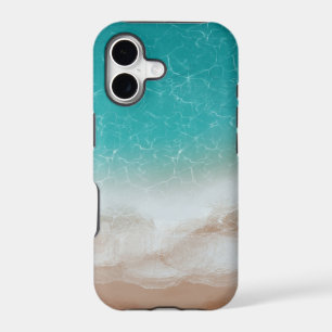 Sea and Beach from Above Cool Abstract Art