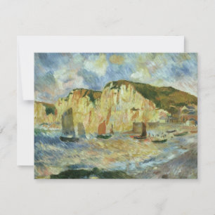 Sea and Cliffs by Pierre Renoir, Vintage Fine Art
