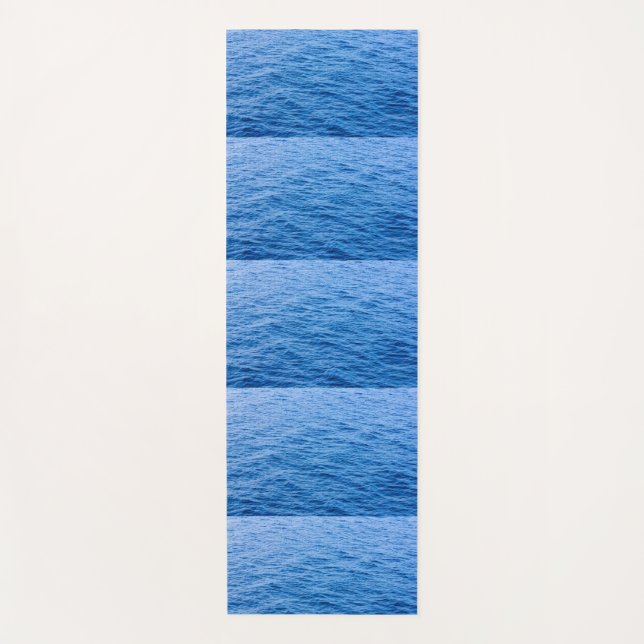 sea and mountains on yoga mat (Front)