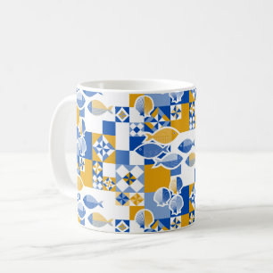 Sea and tiles coffee mug