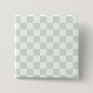 Sea Anemone Gingham Pattern 15 Cm Square Badge