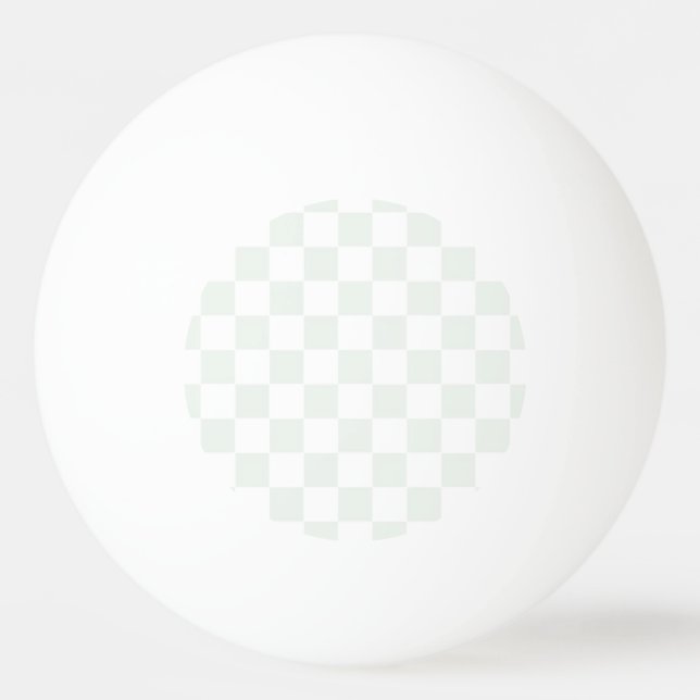 Sea Anemone Gingham Pattern Ping Pong Ball (Front)