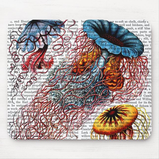 Sea Anemone Mouse Mat (Front)