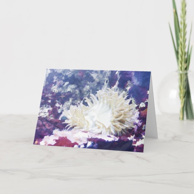 Sea anemone note card (Front)