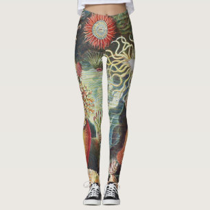 Sea Anemone Scientific Nature Ocean Leggings