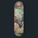 Sea Anemone Scientific Nature Ocean Skateboard<br><div class="desc">This vintage scientific print, created by Ernst Haeckel in 1904, comes from his iconic work Kunstformen der Natur (Art Forms of Nature), specifically from the 49th plate. It depicts a variety of sea anemones, classified as Actiniae, which are water-dwelling animals. Sea anemones, named after the terrestrial anemone flower, are closely...</div>
