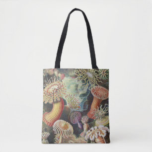 Sea Anemones, Actiniae Seeanemonen Ernst Haeckel Tote Bag
