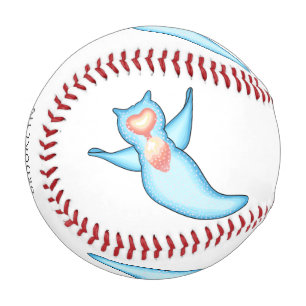 Sea angel cartoon illustration baseball