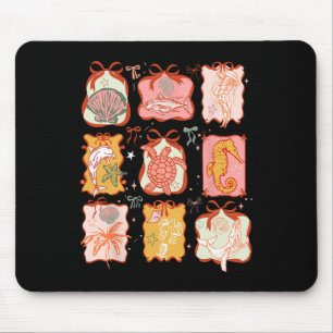 Sea Animal Coquette Bow Summer Vacation Hawaii Bea Mouse Mat