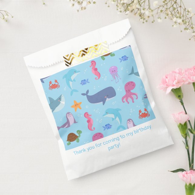 Sea Animals Birthday Party Favour Bags (Sealed)