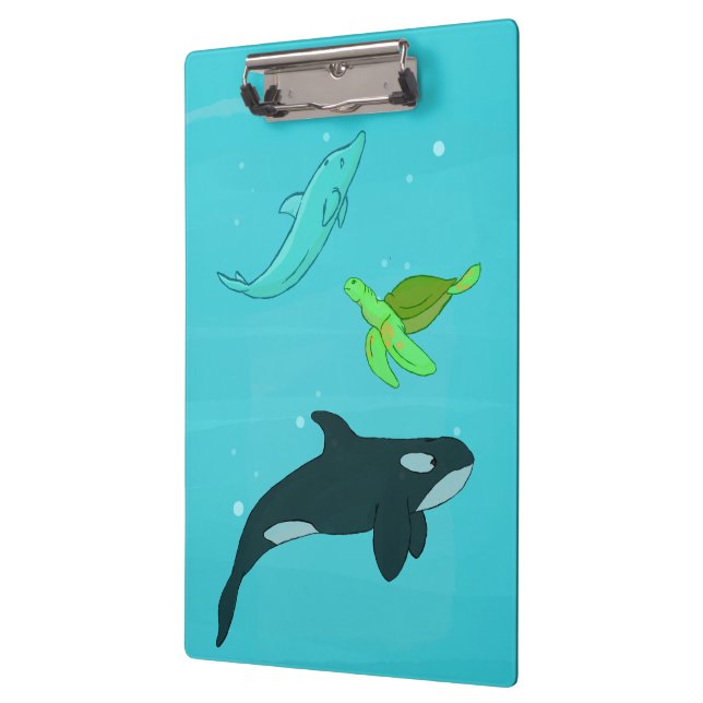 Sea Animals Clipboard (Left)