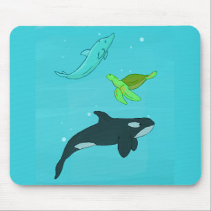 Sea Animals Mouse Mat