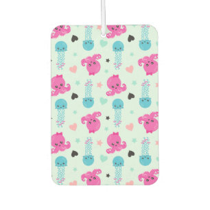 Sea Animals, Sea Life, Octopus, Jellyfish, Hearts Car Air Freshener