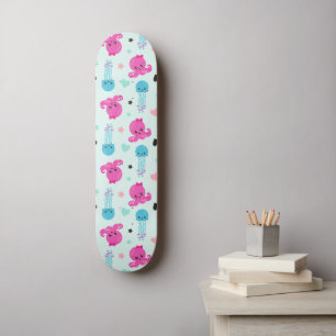 Sea Animals, Sea Life, Octopus, Jellyfish, Hearts Skateboard