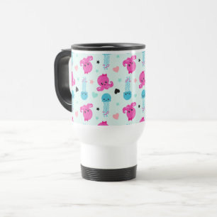Sea Animals, Sea Life, Octopus, Jellyfish, Hearts Travel Mug
