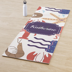 Sea Animals Yoga Mat