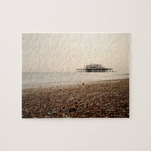 Sea at Brighton Beach Jigsaw Puzzle