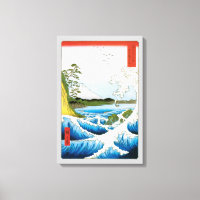 Sea at Satta in Suruga Province by Ando Hiroshige