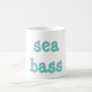 sea bass coffee mug