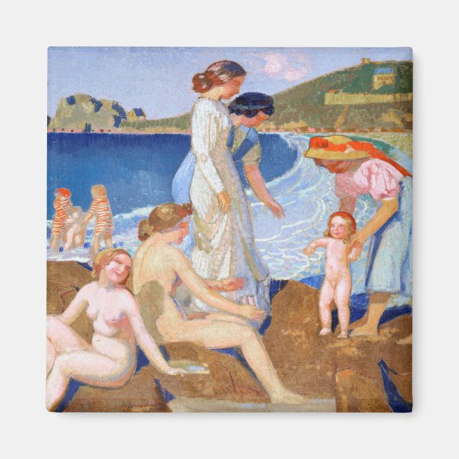 Sea Bathing, Maurice Denis Magnet (Front)