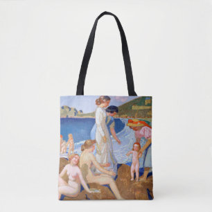 Sea Bathing, Maurice Denis Tote Bag