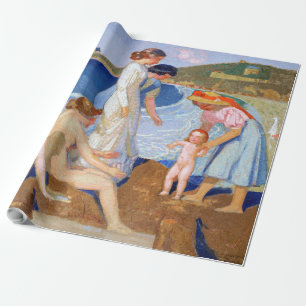 Sea Bathing, Maurice Denis Wrapping Paper