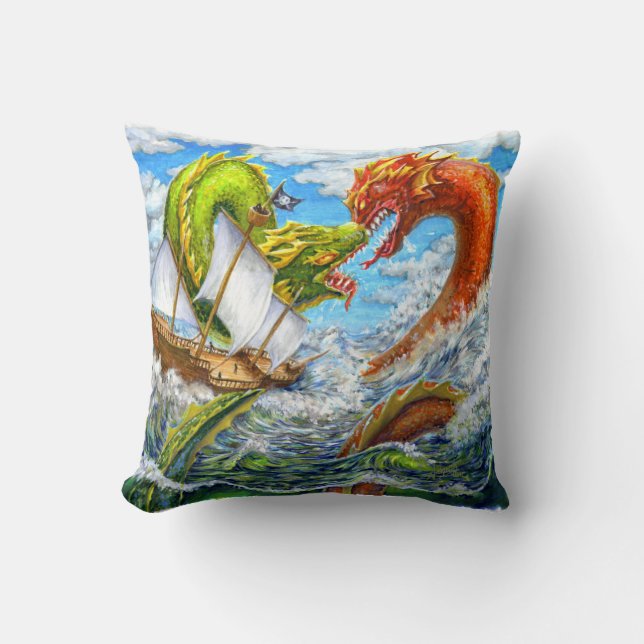 Sea Battle Cushion (Front)