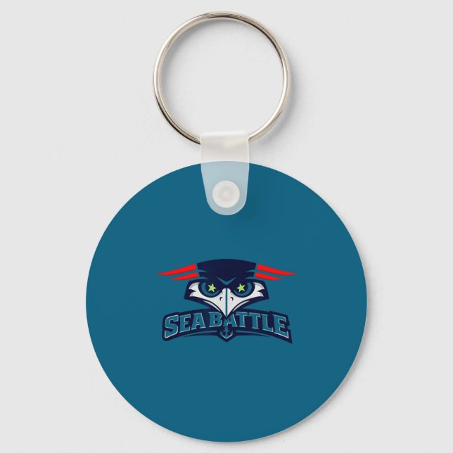 Sea Battle Design Key Ring (Front)
