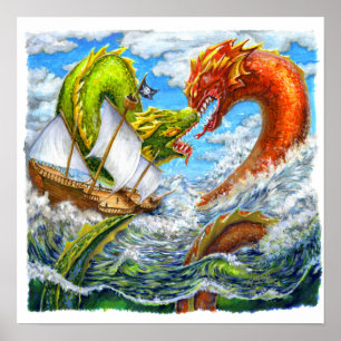 Sea Battle Poster
