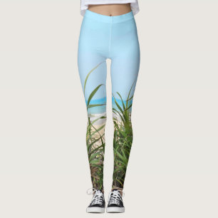 sea, beach, palm, nature, summer, tree, tropical, leggings