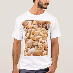 Sea Beach Shell: Summer Textured Background T-Shirt