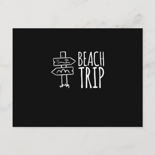 Sea Beach Summer Sun Surf Nature Vacation Postcard (Front)