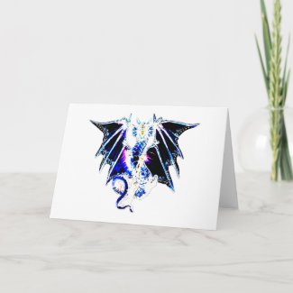 Sea Beast Dragon Greeting Card Add Own Text