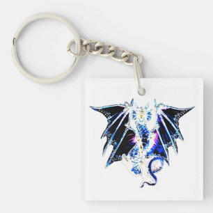 Sea Beast Dragon Mythical Ocean Serpent Fantasy Key Ring