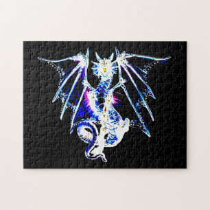 Sea Beast Fantasy Dragon Ocean Storm Mythical Art Jigsaw Puzzle