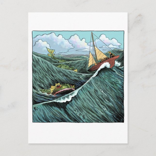 Sea Beast Postcard (Front)