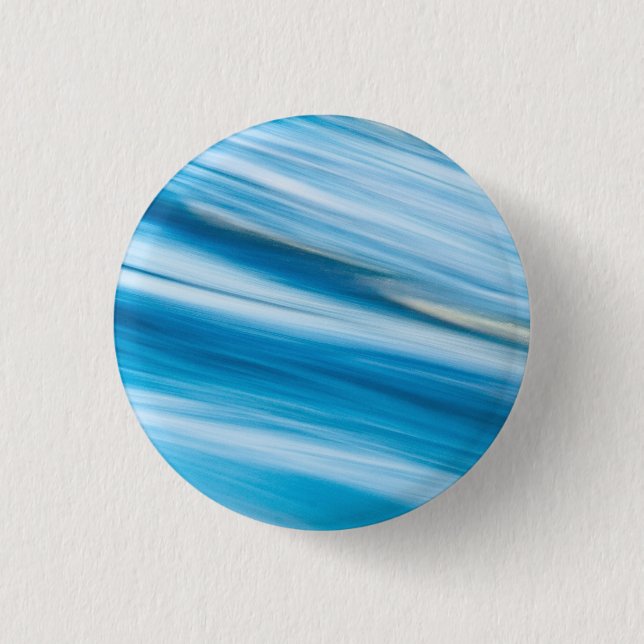Sea Blue Abstract         3 Cm Round Badge (Front)